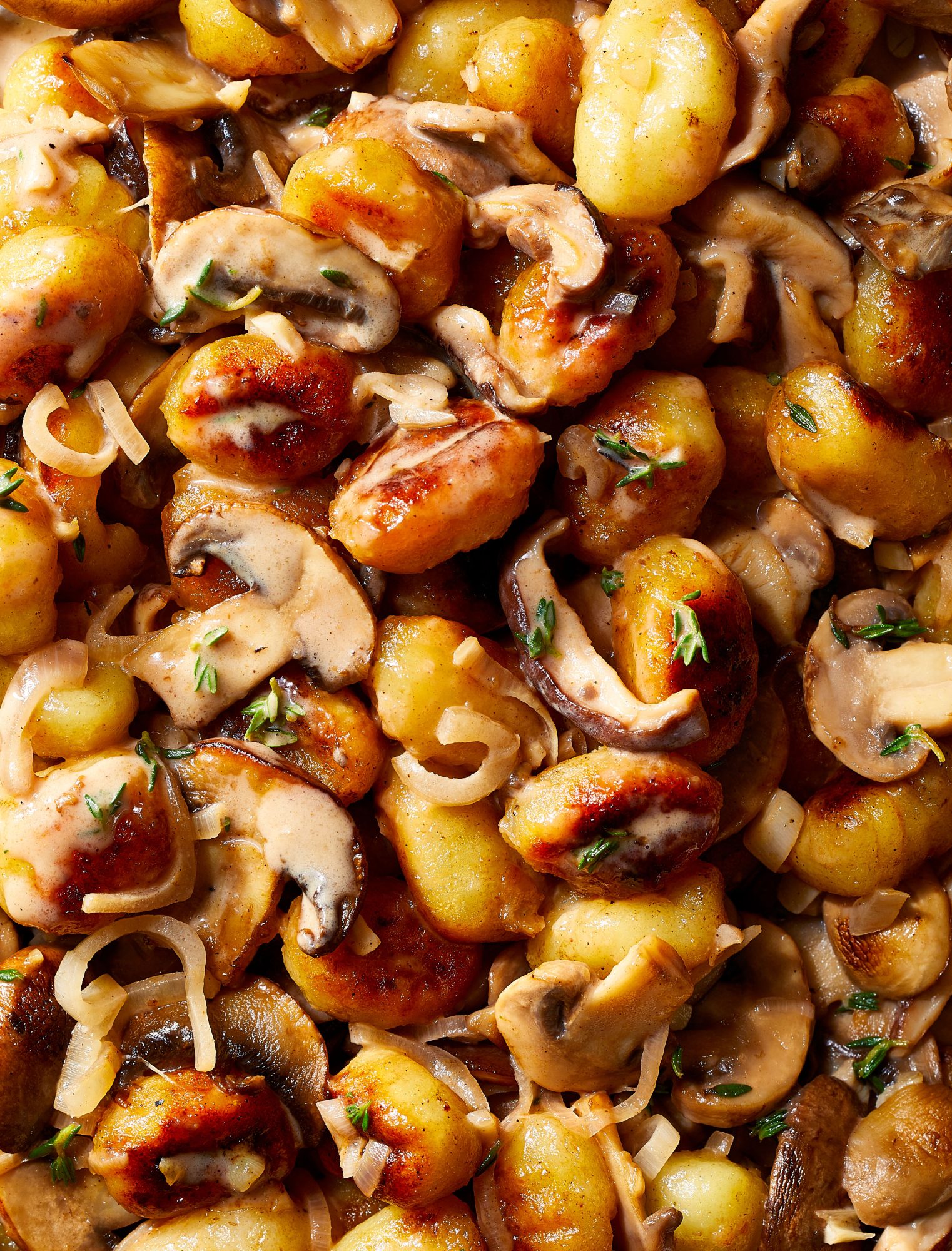 Gnocchi Marsala with Mushrooms and Thyme